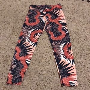 fun print athletic leggings